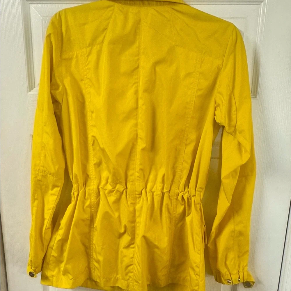 Ralph Lauren Yellow Women’s Windbreaker Jacket Small Utility Lightweight Casual - Picture 6 of 16